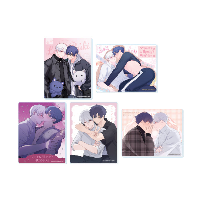 【Box/5】アクリルカード 吸血鬼と人間のBL 01 公式&描き下ろしイラスト【予約商品】