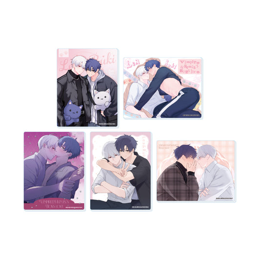 【Box/5】アクリルカード 吸血鬼と人間のBL 01 公式&描き下ろしイラスト【予約商品】