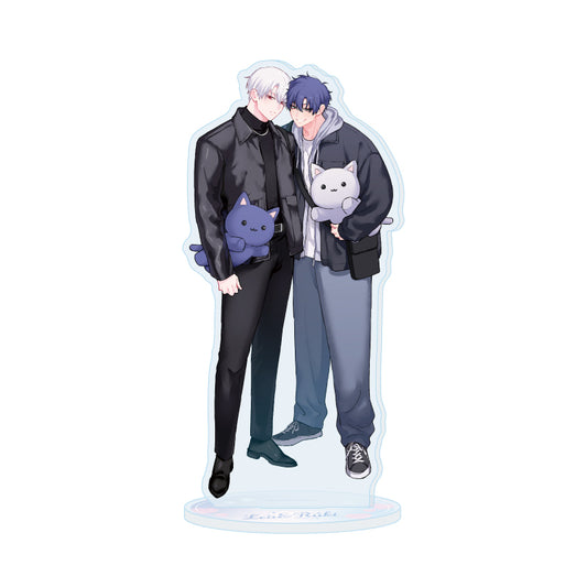 アクリルスタンド 吸血鬼と人間のBL 01 レア・スネークアイ&獅子神流貴(描き下ろしイラスト)【予約商品】