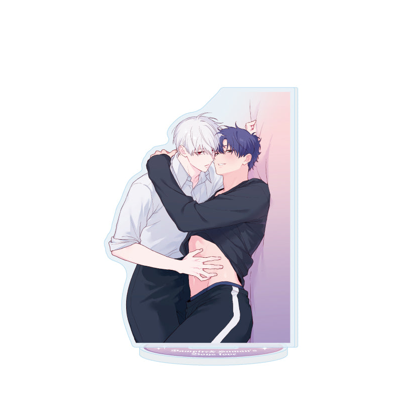 アクリルスタンド 吸血鬼と人間のBL 02 レア・スネークアイ&獅子神流貴(公式イラスト)【予約商品】