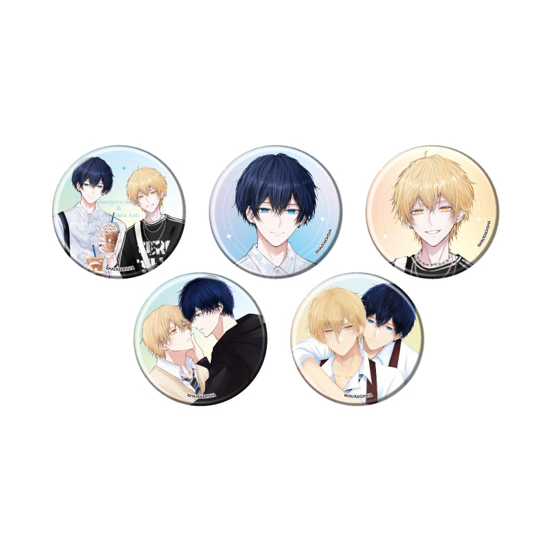 【Box/5】缶バッジ 長谷川先輩と橘くん 01 公式&描き下ろしイラスト【予約商品】
