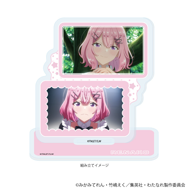 アクリルスタンドプレート わたしが恋人になれるわけないじゃん、ムリムリ!(※ムリじゃなかった!?) 01 甘織れな子(場面写イラスト)【予約商品】