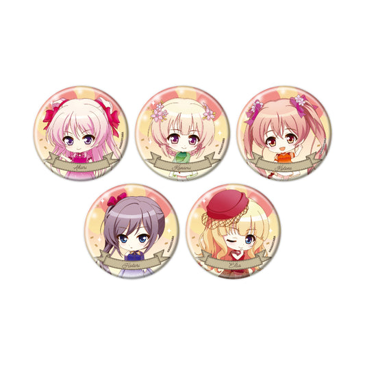 【Box/5】缶バッジ 千の刃濤、桃花染の皇姫 01 パーティードレスVer.(ミニキャライラスト)【予約商品】