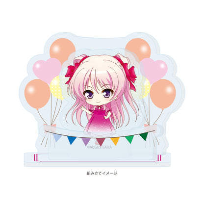アクリルスタンドプレート 千の刃濤、桃花染の皇姫 01 宮国朱璃 パーティードレスVer.(ミニキャライラスト)【予約商品】