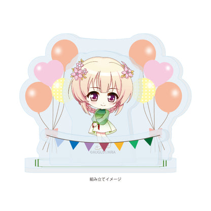 アクリルスタンドプレート 千の刃濤、桃花染の皇姫 02 鴇田奏海 パーティードレスVer.(ミニキャライラスト)【予約商品】
