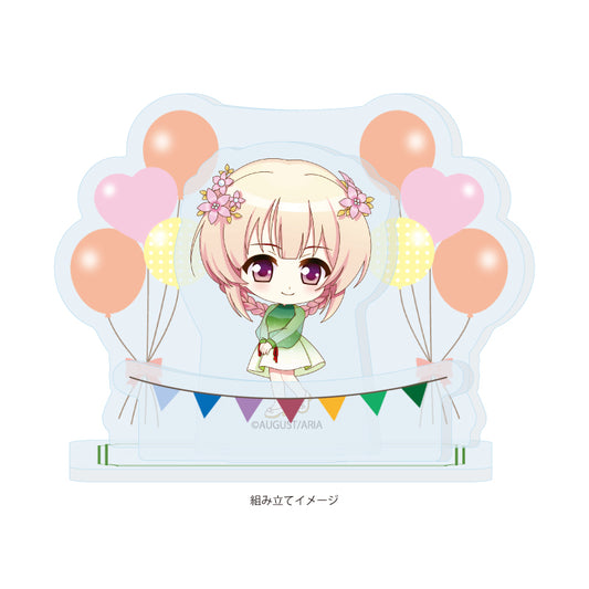 アクリルスタンドプレート 千の刃濤、桃花染の皇姫 02 鴇田奏海 パーティードレスVer.(ミニキャライラスト)【予約商品】