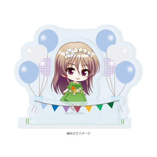 アクリルスタンドプレート 穢翼のユースティア 02 エリス・フローラリア パーティードレスVer.(ミニキャライラスト)【予約商品】