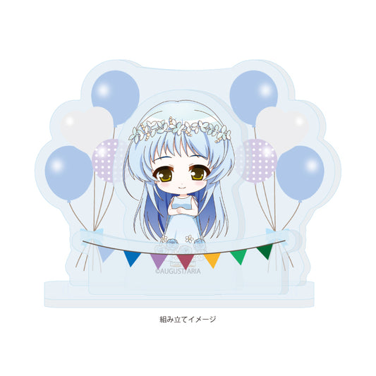 アクリルスタンドプレート 穢翼のユースティア 03 聖女イレーヌ パーティードレスVer.(ミニキャライラスト)【予約商品】