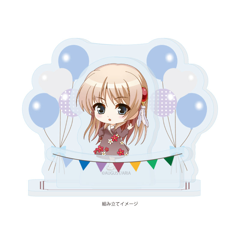 アクリルスタンドプレート 穢翼のユースティア 05 フィオネ・シルヴァリア パーティードレスVer.(ミニキャライラスト)【予約商品】