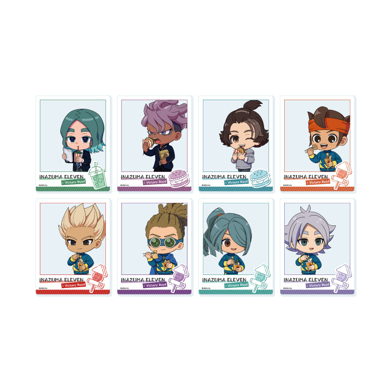【Box/8】アクリルカード イナズマイレブン 英雄たちのヴィクトリーロード 03 食べ歩きVer.(ミニキャライラスト)【予約商品】