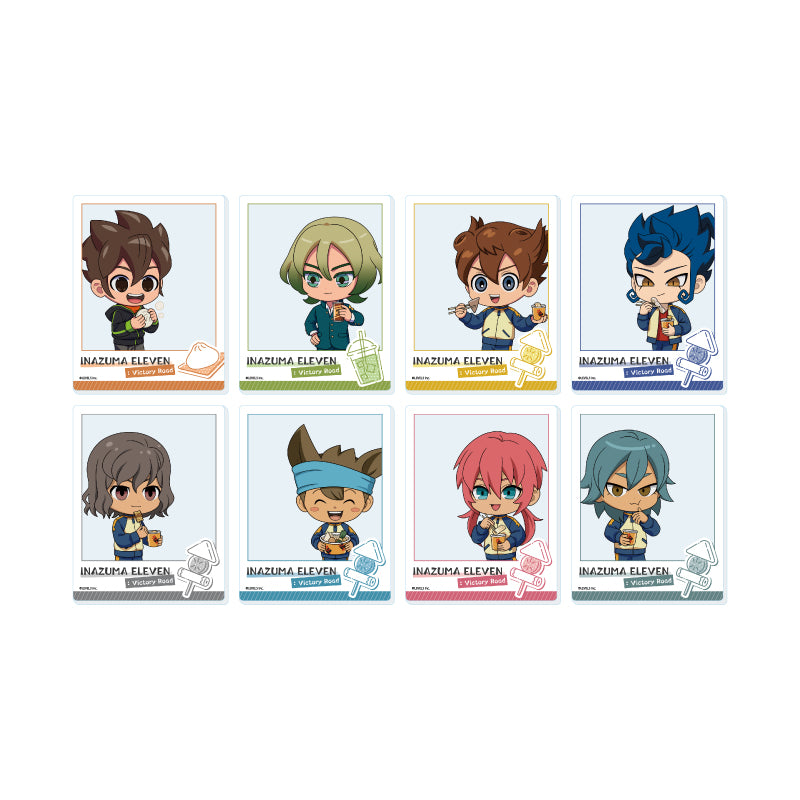 【Box/8】アクリルカード イナズマイレブン 英雄たちのヴィクトリーロード 04 食べ歩きVer.(ミニキャライラスト)【予約商品】