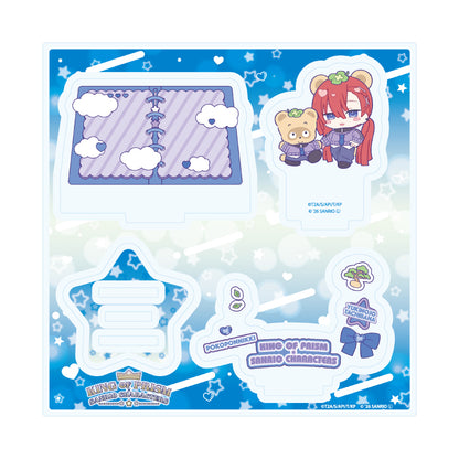 アクリルスタンドプレート KING OF PRISM 10th ANNIVERSARY×サンリオキャラクターズ 12 太刀花ユキノジョウ×ぽこぽん日記【予約商品】