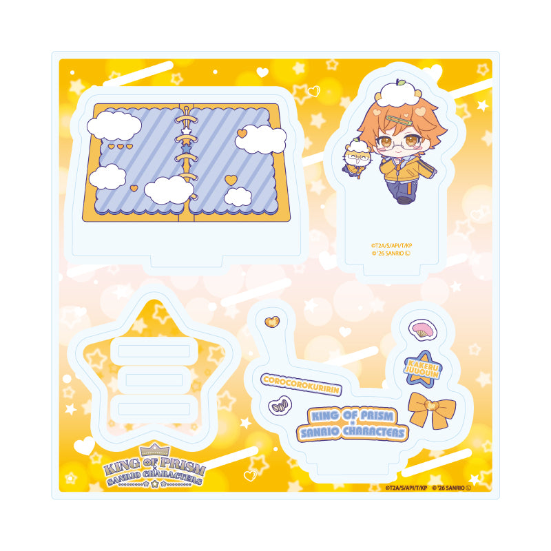 アクリルスタンドプレート KING OF PRISM 10th ANNIVERSARY×サンリオキャラクターズ 14 十王院カケル×コロコロクリリン【予約商品】