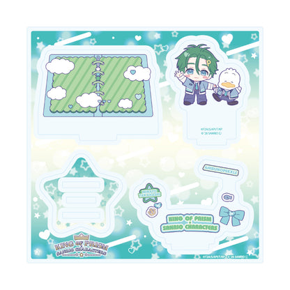 アクリルスタンドプレート KING OF PRISM 10th ANNIVERSARY×サンリオキャラクターズ 15 鷹梁ミナト×あひるのペックル【予約商品】