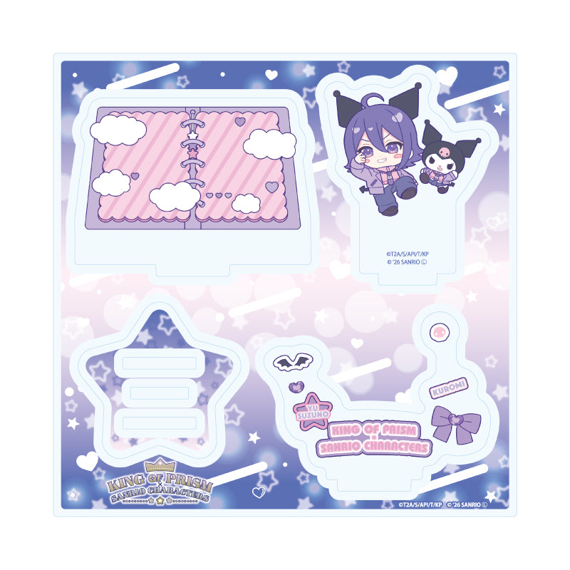 アクリルスタンドプレート KING OF PRISM 10th ANNIVERSARY×サンリオキャラクターズ 17 涼野ユウ×クロミ【予約商品】