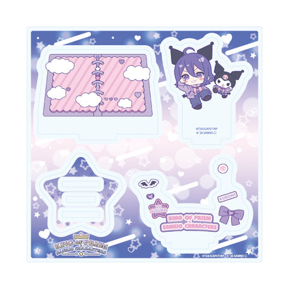 アクリルスタンドプレート KING OF PRISM 10th ANNIVERSARY×サンリオキャラクターズ 17 涼野ユウ×クロミ【予約商品】
