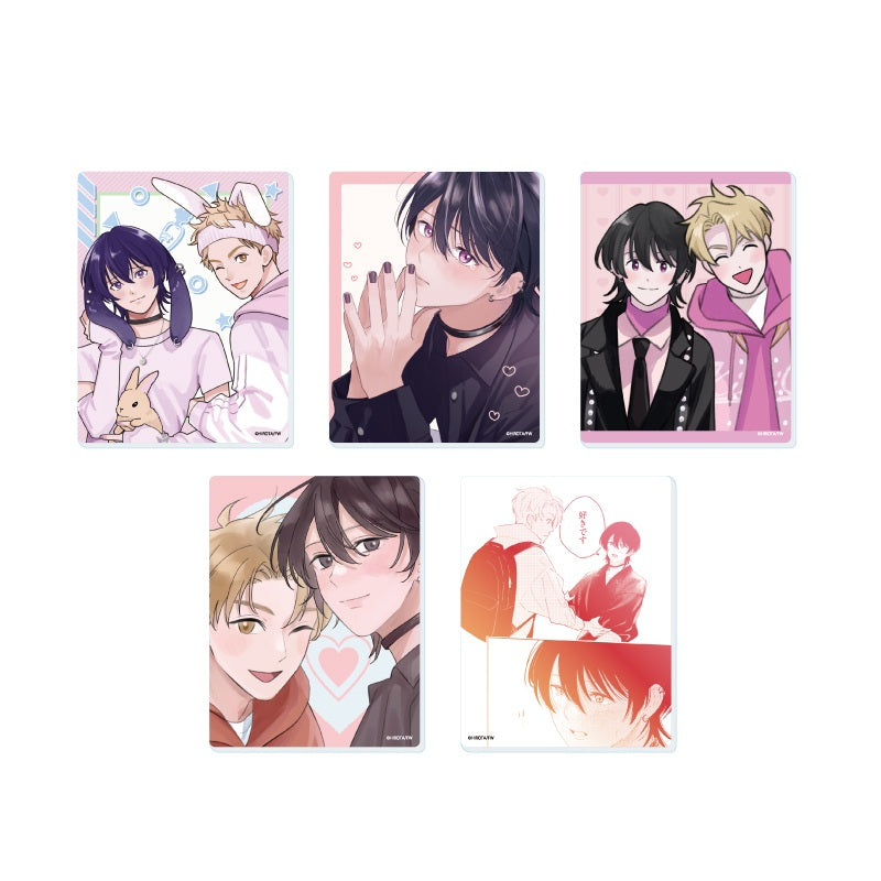 【Box/5】アクリルカード リラクトコミックス10周年記念フェア 05 きみの好きな人は...俺!?(既存&描き下ろしイラスト)【予約商品】
