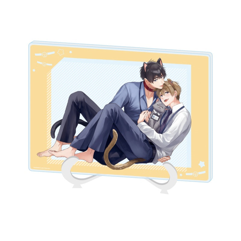 アクリルアートボード A5サイズ リラクトコミックス10周年記念フェア 04 昨日のキスは忘れてくれ(描き下ろしイラスト)【予約商品】