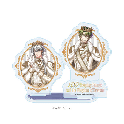 アクリルスタンドプレート 夢王国と眠れる100人の王子様 77 ジェイ&シン(公式イラスト)【予約商品】