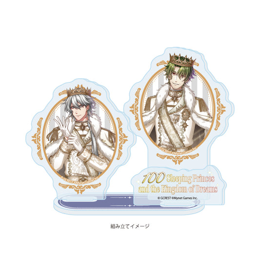 アクリルスタンドプレート 夢王国と眠れる100人の王子様 77 ジェイ&シン(公式イラスト)【予約商品】