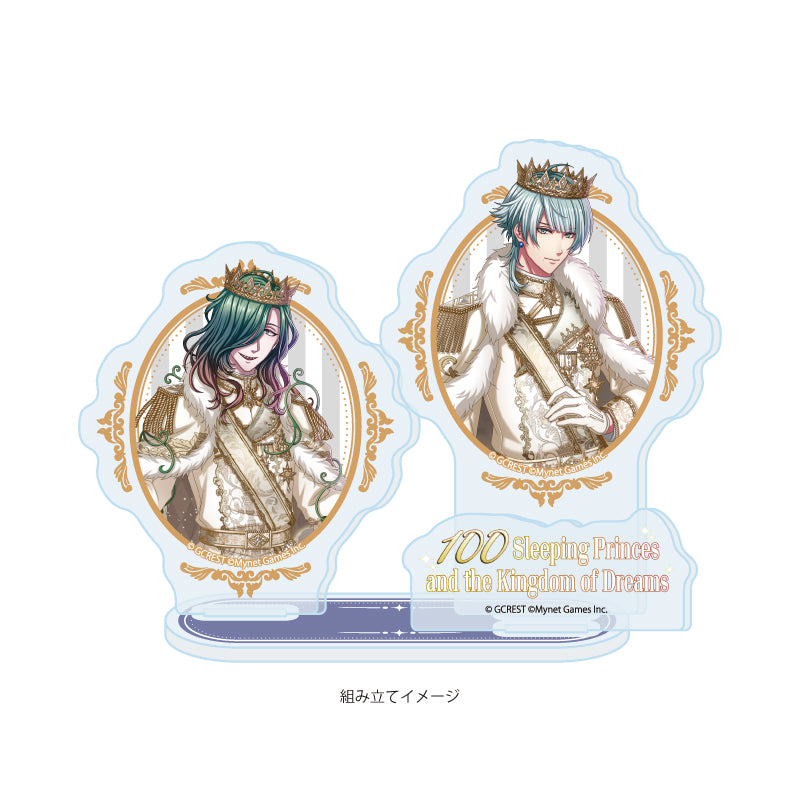アクリルスタンドプレート 夢王国と眠れる100人の王子様 78 凍哉&ネペンテス(公式イラスト)【予約商品】