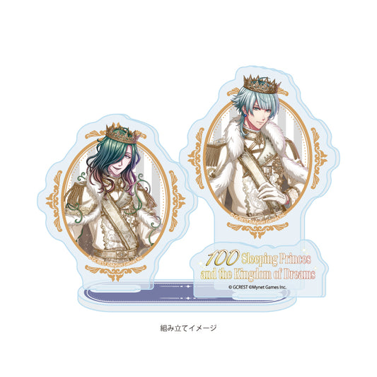 アクリルスタンドプレート 夢王国と眠れる100人の王子様 78 凍哉&ネペンテス(公式イラスト)【予約商品】