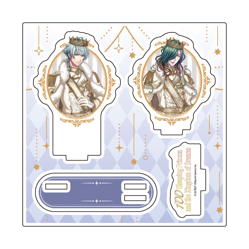 アクリルスタンドプレート 夢王国と眠れる100人の王子様 78 凍哉&ネペンテス(公式イラスト)【予約商品】