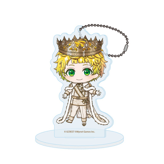 アクリルスタンドキーホルダー 夢王国と眠れる100人の王子様 124 リオン(ミニキャライラスト)【予約商品】