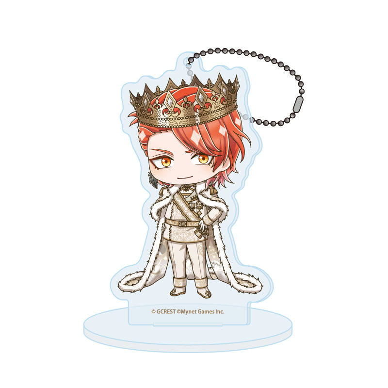 アクリルスタンドキーホルダー 夢王国と眠れる100人の王子様 125 リーヤ(ミニキャライラスト)【予約商品】