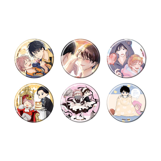 【Box/6】缶バッジ ちょっと待とうよ、春虎くん 01 公式&描き下ろしイラスト【予約商品】