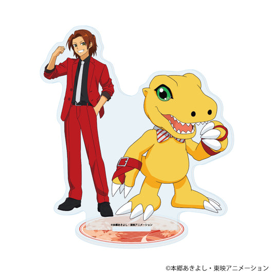 アクリルスタンド デジモンセイバーズ 01 大門大&アグモン(描き下ろしイラスト)【予約商品】