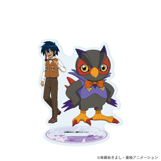 アクリルスタンド デジモンセイバーズ 04 イクト&ファルコモン(描き下ろしイラスト)【予約商品】