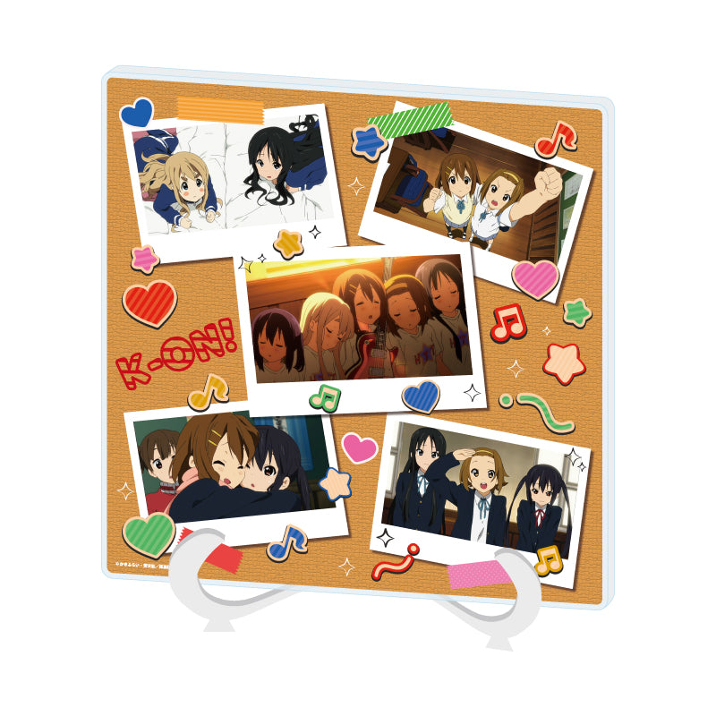 アクリルアートボード けいおん! 01 集合デザイン(場面写イラスト)【予約商品】