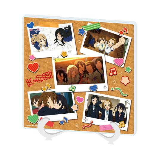 アクリルアートボード けいおん! 01 集合デザイン(場面写イラスト)【予約商品】