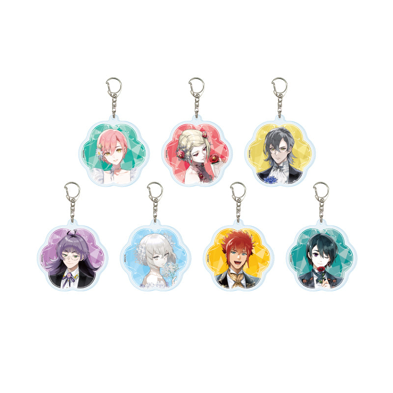 【Box/7】アクリルキーホルダー ジャックジャンヌ 03 フォーマル+花Ver.(描き起こしイラスト)【予約商品】