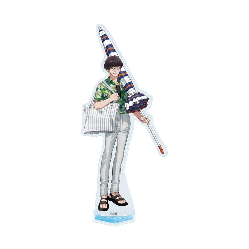 BIGアクリルスタンド プルガトリウムの夜 デストルドーの使者 01 佐々羅透李 夏カフェVer.(描き下ろしイラスト)【予約商品】
