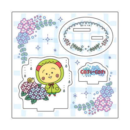 アクリルスタンドプレート COJI-COJI 02 あじさい(描き下ろしイラスト)【予約商品】