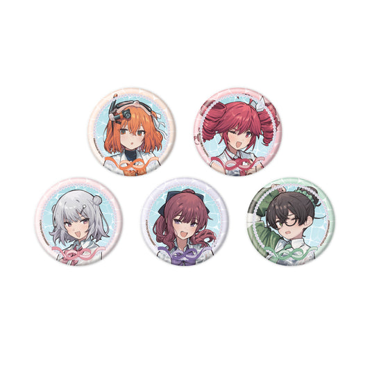 【Box/5】缶バッジ 足立レイ×重音テト×TOKYO6キャラクターズ 01 描き下ろしイラスト【予約商品】