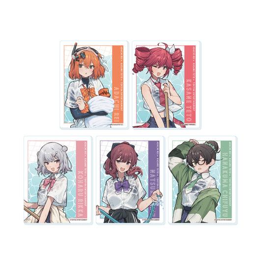 【Box/5】アクリルカード 足立レイ×重音テト×TOKYO6キャラクターズ 01 描き下ろしイラスト【予約商品】
