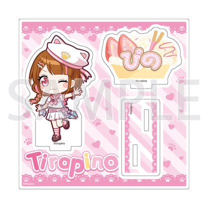 アクリルスタンドプレート ちろぴの 02 ぴの マリンルック衣装Ver.(描き下ろしイラスト)【予約商品】