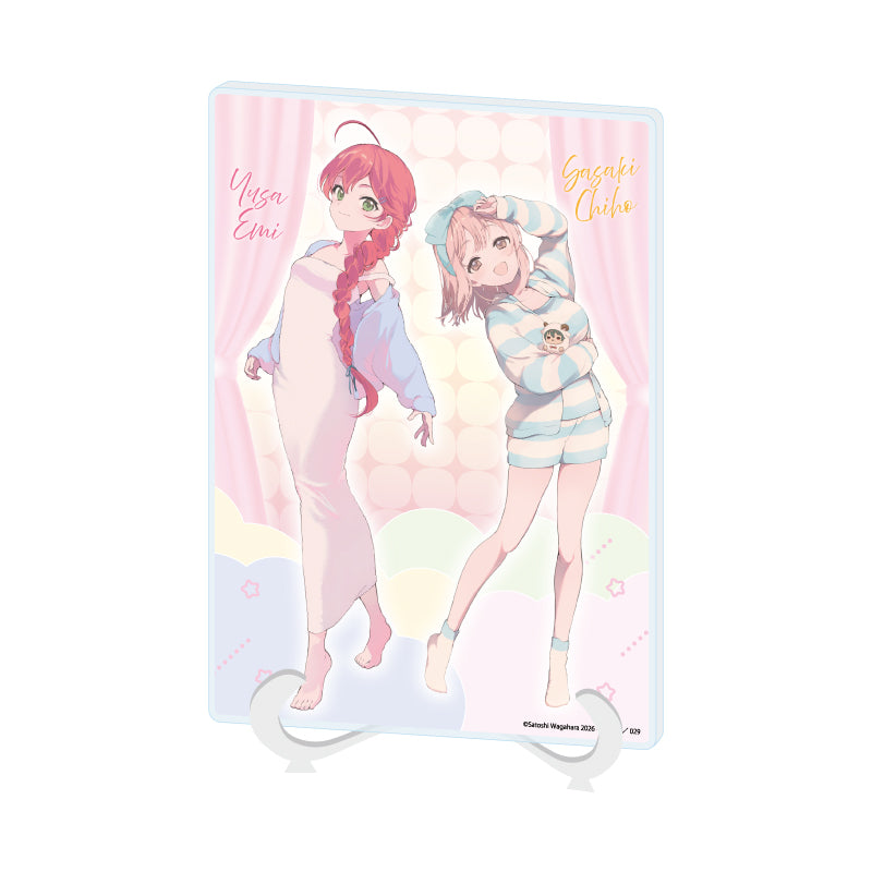 アクリルアートボード A5サイズ はたらく魔王さま! 01 遊佐恵美&佐々木千穂(描き下ろしイラスト)【予約商品】