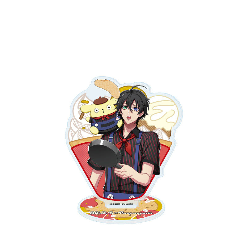 アクリルスタンド ヒプノシスマイク SANRIO NAKAYOKU EDIT 21 山田三郎×ポムポムプリン(コラボイラスト)【予約商品】