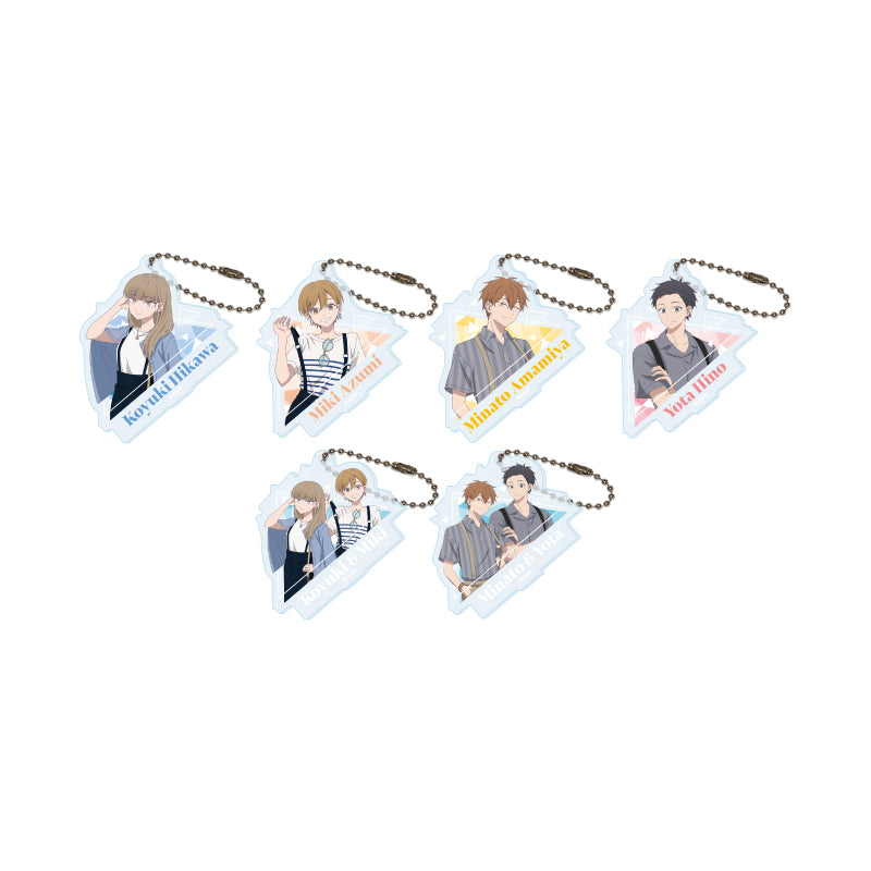 【Box/6】アクリルキーホルダー 氷の城壁 01 サスペンダーVer.(描き下ろしイラスト)【予約商品】