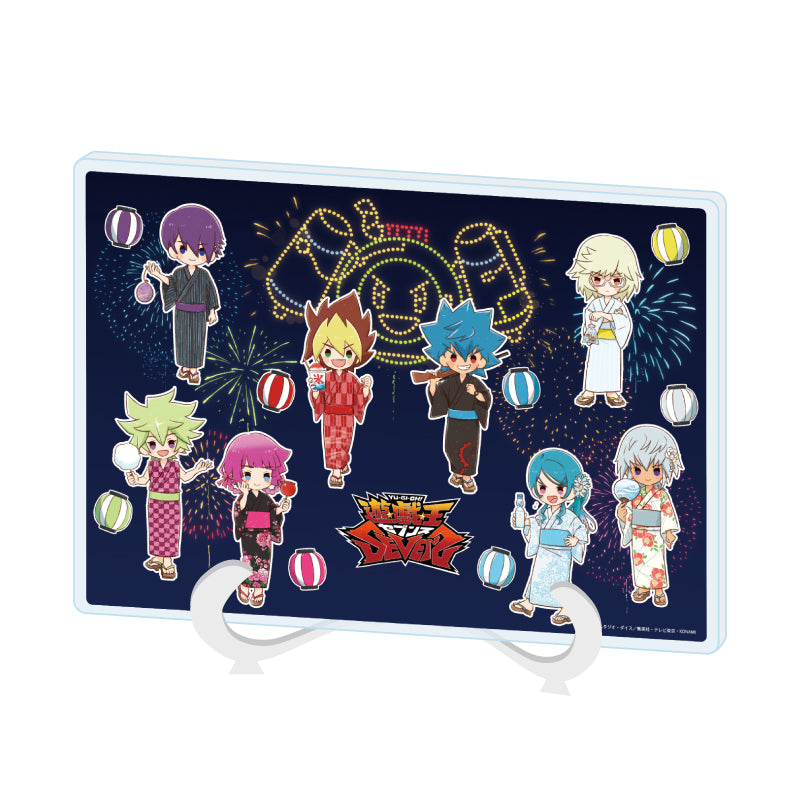アクリルアートボード A5サイズ 遊☆戯☆王SEVENS 03 夏祭りVer. 集合デザイン(グラフアートイラスト)【予約商品】