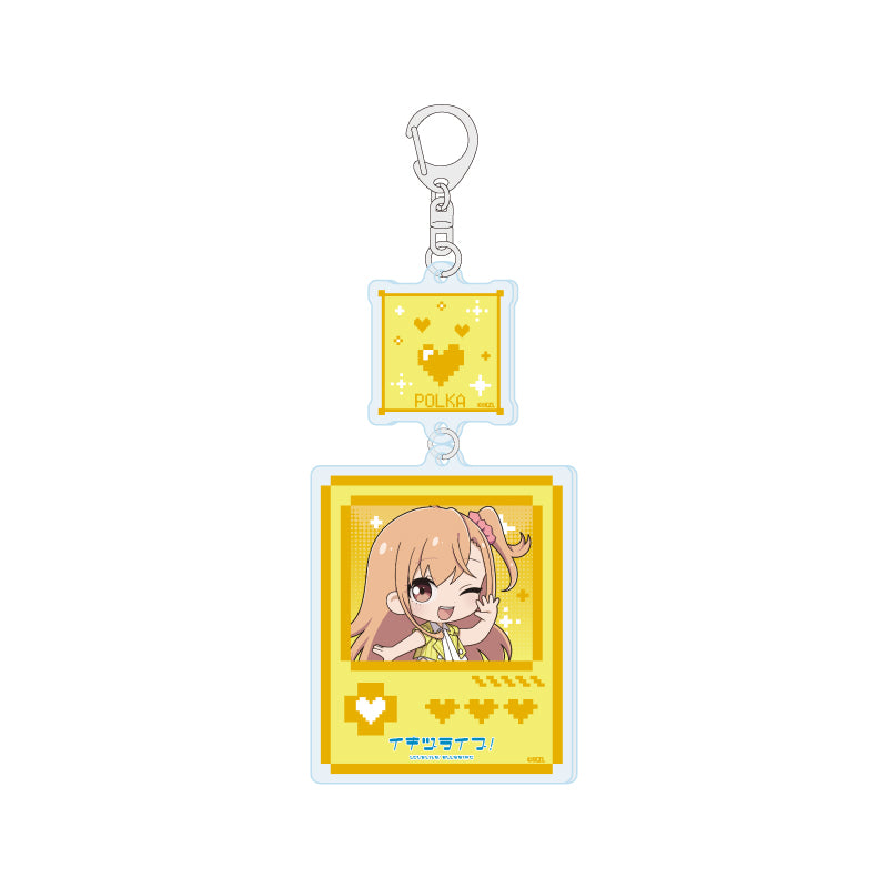 連結アクリルキーホルダー イキヅライブ! LOVELIVE! BLUEBIRD 01 高橋ポルカ(ミニキャライラスト)【予約商品】