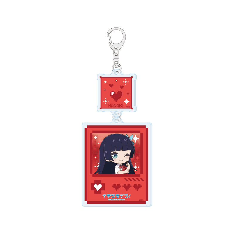 連結アクリルキーホルダー イキヅライブ! LOVELIVE! BLUEBIRD 04 駒形花火(ミニキャライラスト)【予約商品】