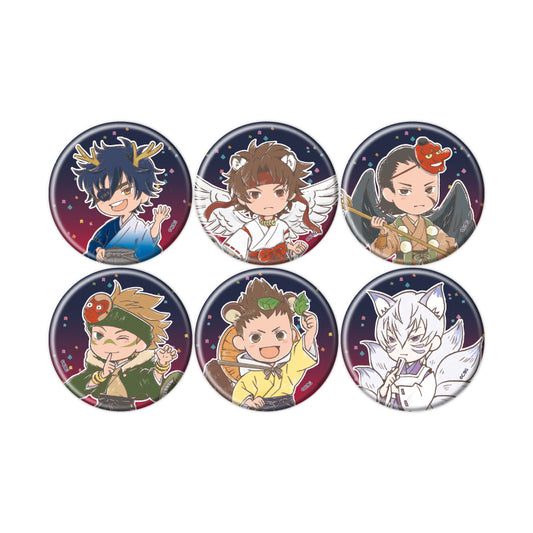 【Box/6】缶バッジ 学園BASARA 32 百鬼夜行Ver.(グラフアートイラスト)【予約商品】