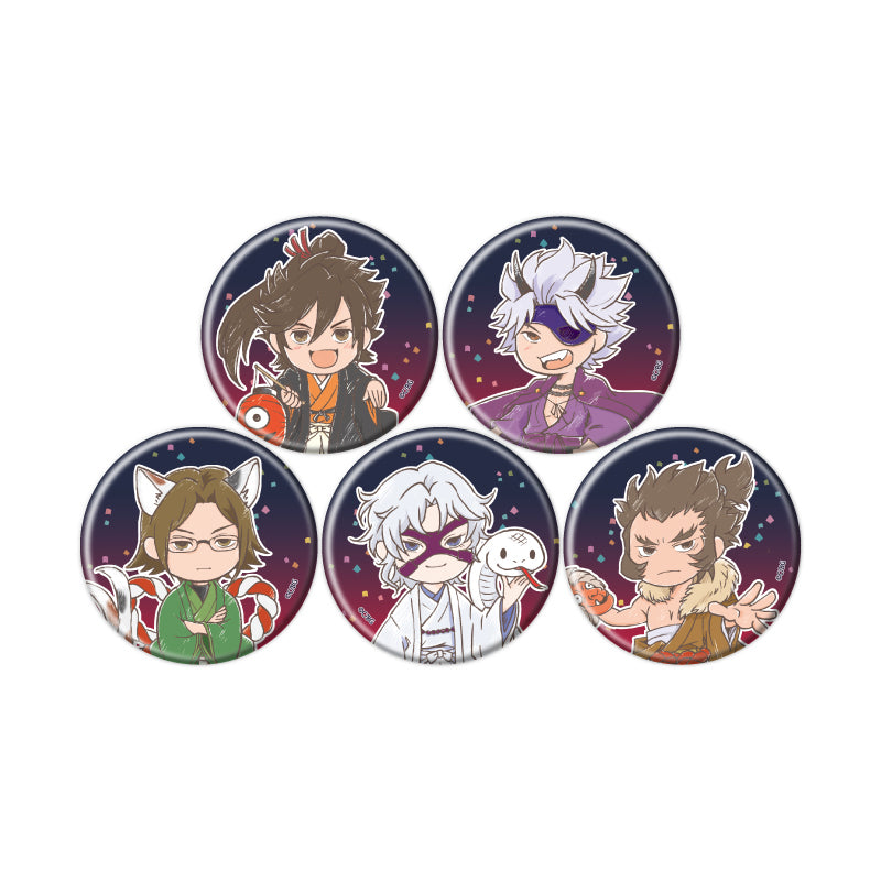 【Box/5】缶バッジ 学園BASARA 33 百鬼夜行Ver.(グラフアートイラスト)【予約商品】