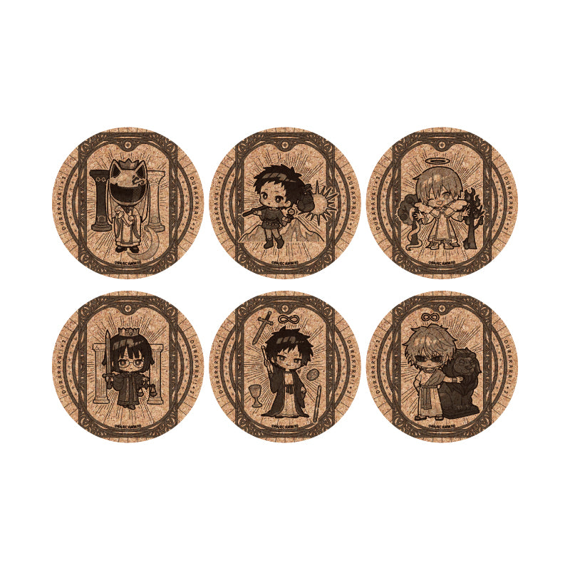 【Box/6】コルクコースター デュラララ!!×2 01 タロットVer.(POP Artイラスト)【予約商品】