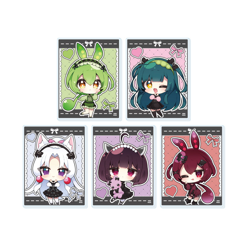 【Box/5】アクリルカード 東北ずん子・ずんだもんプロジェクト 01 ミニキャライラスト【予約商品】